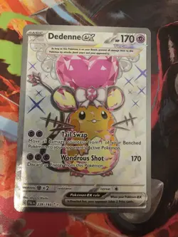 The Pokemon Company Dedenne ex 239/193 Paldea Evolved Ultra Rare 170HP English - Image 1