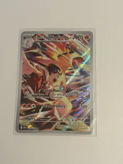 Pokemon TCG Ethan's Typhlosion Destined Rivals Illustration Rare Card 190/182 - Image 1