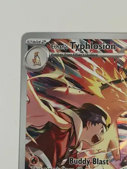 Pokemon TCG Ethan's Typhlosion Destined Rivals Illustration Rare Card 190/182 - Image 4