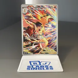 Pokemon TCG Destined Rivals Ethan's Typhlosion Card 190/182 Illustration Rare - Image 1