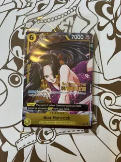One Piece TCG - Boa Hancock Winner Sealed Promo - P-115 - OP15 Release Event - Image 1