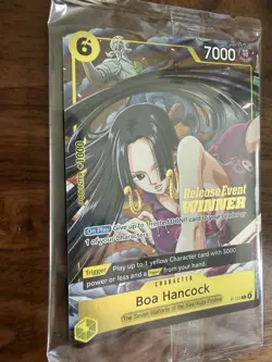 One Piece TCG Promo Boa Hancock Release Event Winner P-115 Foil Sealed - OP15 - Image 4