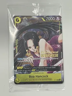 One Piece TCG - Boa Hancock P-115 OP15 Pre-Release Event Winner Promo SEALED - Image 1