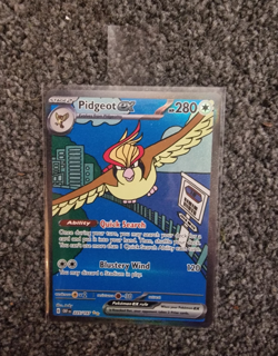 Pokemon TCG Pidgeot ex SV03 Obsidian Flames SIR 225/197 Full Art Holo 280 HP - Image 1