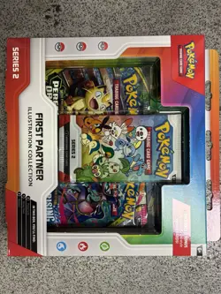Pokemon TCG: First Partner Illustration Collection Series 2 Box Brand New Sealed - Image 1