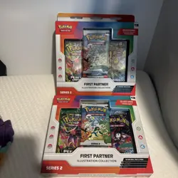 In Hand - Series 2 Pokemon TCG: First Partner Illustration Collection Box Sealed - Image 1
