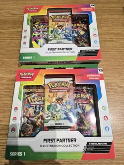 First Partner Illustration Collection Box Series 1 - Pokemon TCG - Sealed X 2 - Image 1