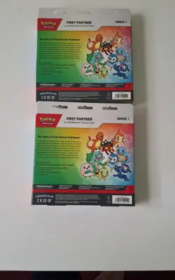 (2) x Pokemon TCG First Partner Illustration Collection Series Box SEALED - Image 2
