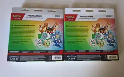 (2) x Pokemon TCG First Partner Illustration Collection Series Box SEALED - Image 2
