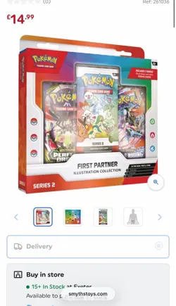 Pokemon TCG First Partner Illustration Collection Series 2 Sealed Box - Image 1