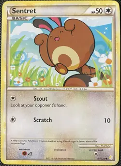 Sentret 80/123 Heartgold & Soulsilver Regular - Pokemon Card - Image 1