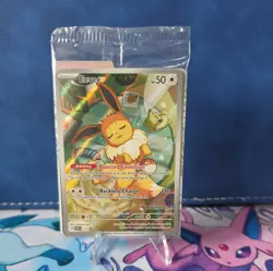 Eevee 173 SV: Scarlet & Violet Pokemon Center Stamped Holo Promo Card SEALED - Image 1