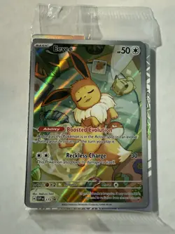 Eevee NM SEALED 173 Sv: Scarlet & Violet Promo 173 Pokemon TCG Holo - Image 1