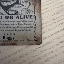 Buggy Wanted Poster OP09-051 English, OP-09 Emperors in the New World Near Mint - Image 4