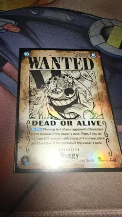 Buggy (051) Wanted Poster OP09-051 Emperors in the New World Foil NM/M Condition - Image 1