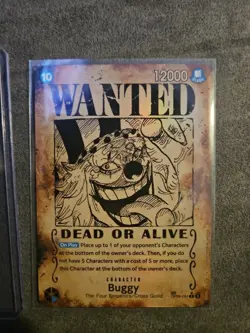 Buggy (051) (Wanted Poster) OP09-051 Emperors in the New World Foil - Image 1