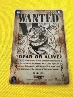 Buggy (Wanted Poster) OP09-051 Emperors in the New World SP - Image 1