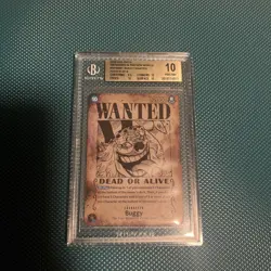 2024 One Piece Emperors In The New World OP09-051 Buggy Wanted Poster SP BGS 10 - Image 1