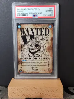 Buggy Wanted Poster (SP Alt Art) R OP09-051 Emperors in the New World PSA 10 - Image 1