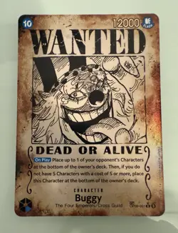 Buggy (051) (Wanted Poster) OP09-051 Emperors in the New World Foil - Image 1