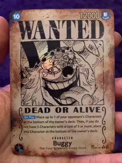 Buggy (051) (Wanted Poster) OP09-051 Emperors in the New World Foil - Image 1