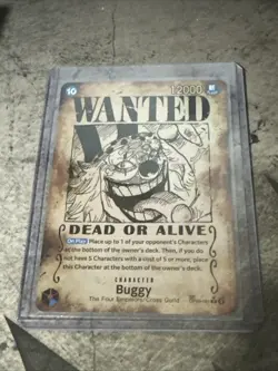Buggy (051) (Wanted Poster) OP09-051 Emperors in the New World Foil ENGLISH - Image 1