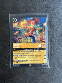 Disney Lorcana Wilds Unknown Woody Jungle Guide Legendary 15/204 Non Foil - Image 1