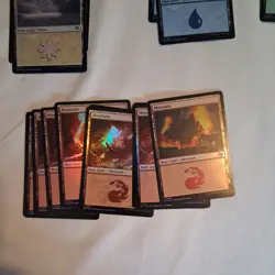 50 foil Basic Land Card Lot of Magic The Gathering assorted MTG NM dft mkm tdm - Image 4