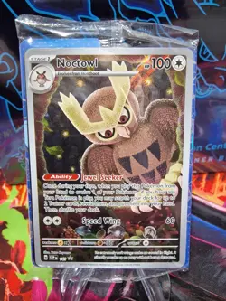 Noctowl 141 Sv: Scarlet & Violet Promo Cards Holo Sealed - Image 1