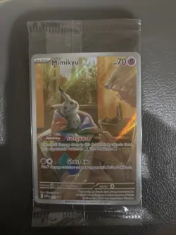 Pokemon TCG Mimikyu Scarlet & Violet Promo Card 075/Promo Near Mint Condition - Image 1