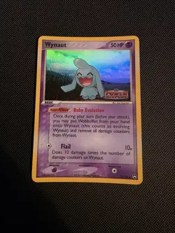Wynaut 70/108 EX Power Keepers Stamped Reverse Holo Card Lightly Played - Image 1