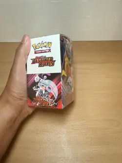 Pokemon TCG Destined Rivals Half Booster Box 18 Packs Factory New & Sealed - Image 1