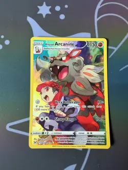Hisuian Arcanine - TG08/TG30 - Lost Origin Trainer Gallery - Pokemon NM TCG Card - Image 2