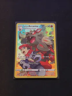 Pokemon TCG Hisuian Arcanine Holo Card Lost Origin Trainer Gallery, TG08/TG30 - Image 1