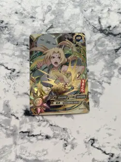 Tsunade MR Ultra Rare Foil Kayou Official Naruto Card TCG NR-MR-016 5th Hokage - Image 1