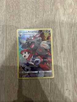 Pokemon TCG Hisuian Arcanine Holo Card Lost Origin Trainer Gallery, TG08/TG30 - Image 1