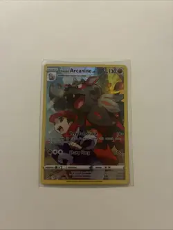 Pokemon TCG Hisuian Arcanine Holo Card Lost Origin Trainer Gallery, TG08/TG30 - Image 1