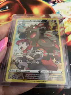 Pokemon TCG Hisuian Arcanine Holo Card Lost Origin Trainer Gallery, TG08/TG30 - Image 3