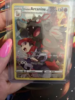 Pokemon TCG Hisuian Arcanine Holo Card Lost Origin Trainer Gallery, TG08/TG30 - Image 4