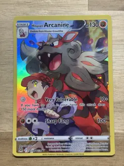 Pokemon TCG Hisuian Arcanine Trainer Gallery TG08/TG30 SWSH Lost Origin NM - Image 1