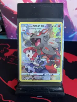 Pokemon TCG Hisuian Arcanine Holo Card Lost Origin Trainer Gallery, TG08/TG30 - Image 1