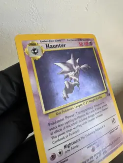 Haunter 6/62 Holo Rare | Fossil Unlimited | Pokemon TCG | LP | 1999 Vintage WoTC - Image 2