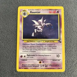 Haunter 6/62 NM Holo Rare Fossil 1999 Pokemon TCG - Image 1