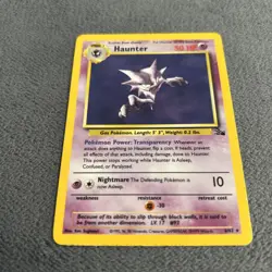 Haunter 6/62 NM Holo Rare Fossil 1999 Pokemon TCG - Image 2