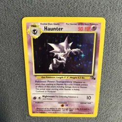 Haunter 6/62 NM Holo Rare Fossil 1999 Pokemon TCG - Image 3