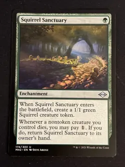 1x Squirrel Sanctuary (174) Modern Horizons 2 MH2 LP MTG Magic the Gathering x1 - Image 1