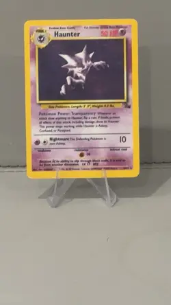 Haunter 6/62 Fossil Holo Rare 1999 Stage 1 Vintage Pokemon Card - Image 1