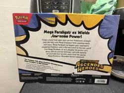 Pokemon TCG - Mega Evolution Ascended Heroes Feraligatr Mega EX Box New & Sealed - Image 2