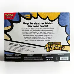Pokemon TCG Ascended Heroes Mega Feraligatr EX Box Sealed New In Hand - Image 2