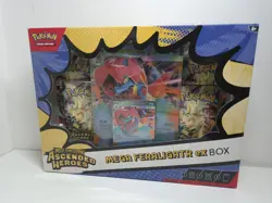 Pokemon TCG - Mega Evolution Ascended Heroes Feraligatr Mega EX Box New & Sealed - Image 1